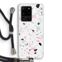Terrazzo N°3: Samsung Galaxy S20 Ultra Transparant Hoesje met koord