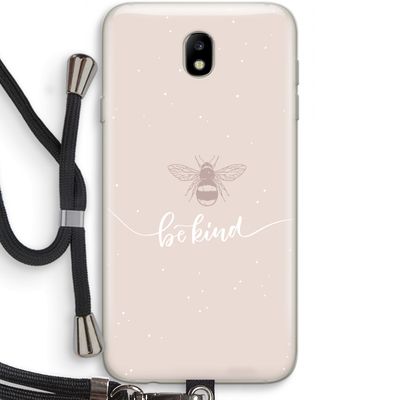 Be(e) kind: Samsung Galaxy J7 (2017) Transparant Hoesje met koord