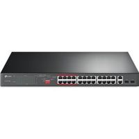 TP-LINK TL-SL1226P netwerk-switch Unmanaged Fast Ethernet (10/100) Grijs 1U Power over Ethernet (PoE - thumbnail