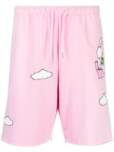 Natasha Zinko short de sport Bunny and Clouds - Rose