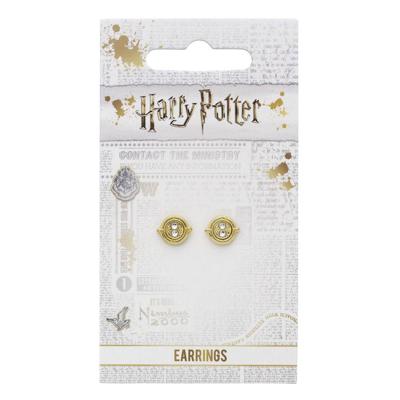 Harry Potter Oorbellen Time Turner knopjes Gold Plated Harry Potter Oorbellen Time Turner knopjes Gold Plated