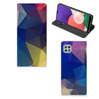 Samsung Galaxy A22 5G Stand Case Polygon Dark Samsung Galaxy A22 5G Stand Case Polygon Dark