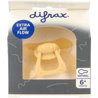 Difrax Fopspeen natural 6+ maanden peach Difrax Fopspeen natural 6+ maanden peach