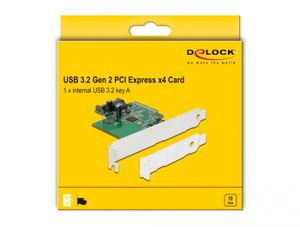 DeLOCK 89029 interfacekaart/-adapter Intern SATA, USB 3.2 Gen 2 (3.1 Gen 2)
