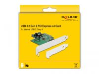 Delock 89029 PCI Express x4-kaart naar 1 x interne USB 10 Gbps Type-E sleutel A 20-pins female - thumbnail