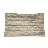 Sizo Handmade Kussen Delhi 30 x 50 cm - Grey - thumbnail