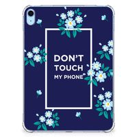 iPad (2022) 10.9 Print Case Flowers Blue DTMP