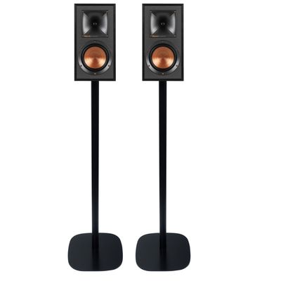 Vebos boekenplank speaker standaard universeel zwart set