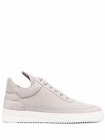 Filling Pieces baskets montantes en cuir - Gris