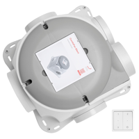 Zehnder Woonhuisventilator Comfofan Silent 460 M3/h (randaarde) + Rfz Zender