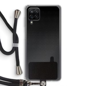 Musketon Halftone: Samsung Galaxy A12 Transparant Hoesje met koord