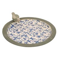 Vogelbad/voederschaal - rond - keramiek - D33,5 cm - Vogelvoederschalen