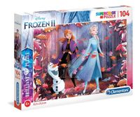 Clementoni legpuzzel Frozen II karton meisjes 104 stukjes