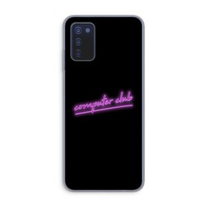Vice Black: Samsung Galaxy A03s Transparant Hoesje