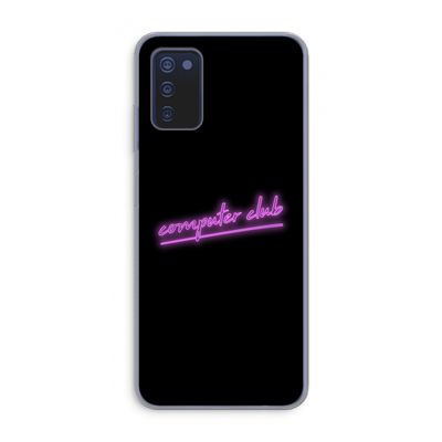 Vice Black: Samsung Galaxy A03s Transparant Hoesje