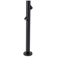 Ronde staande LED tuinlamp Silas met 2 lichtpunten 60 cm | warm wit | IP65 buitenlamp pad- & terraslicht