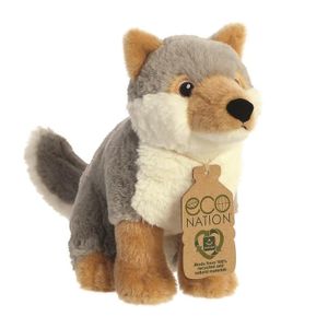 Pluche dieren knuffels wolf van 23 cm