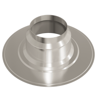 Ubbink Multivent 166 Plakplaat Voor Ventilatiepijp - Plat Dak