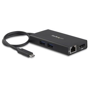 StarTech.com USB-C Multifunctionele adapter voor laptops Power Delivery 4K HDMI GbE USB 3.0