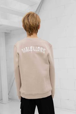 Malelions Paint Sweater Kids Beige - Maat 128 - Kleur: Beige | Soccerfanshop