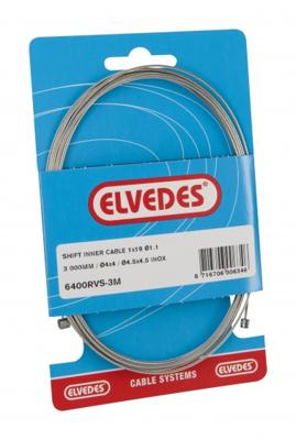 Elvedes derailleur binnenkabel 3000 mm zilver