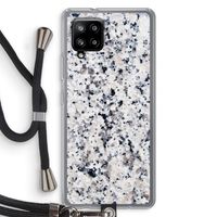 Gespikkelde marmer: Samsung Galaxy A42 5G Transparant Hoesje met koord