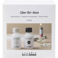 Creativ Company Transparant bio-hars, helder, 2x150 ml/ 1 doos