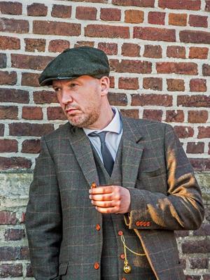 Maatpak Voor Heren | 3-delig Pak | Donkergroen Tattersall | Aberama Gold | Peaky Blinders | Peaky Blinders