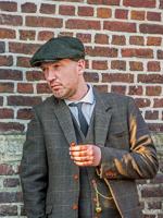 Maatpak Voor Heren | 3-delig Pak | Donkergroen Tattersall | Aberama Gold | Peaky Blinders | Peaky Blinders