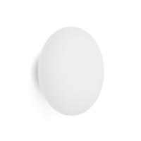 Kave Home Wandlamp 'Bamila' Rookglas, 25cm, kleur Zilver