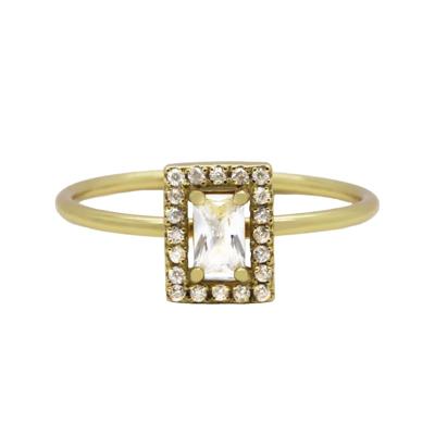 Karma Ring Vintage Square Goud