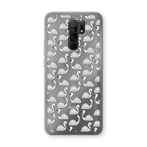 Zwanen: Xiaomi Redmi 9 Transparant Hoesje