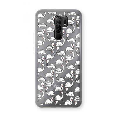 Zwanen: Xiaomi Redmi 9 Transparant Hoesje
