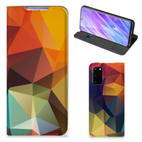 Samsung Galaxy S20 Stand Case Polygon Color