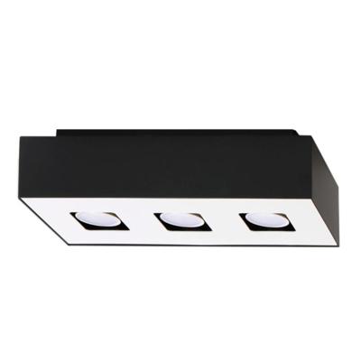 Plafondlamp MONO 3 zwart