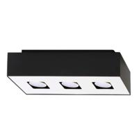Plafondlamp MONO 3 zwart