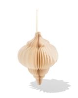 HEMA Honeycomb ornament 35cm papier crème