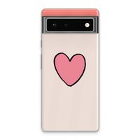 Hartje: Google Pixel 6 Transparant Hoesje