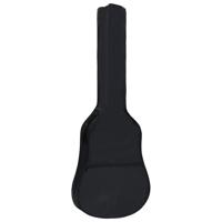VidaXL Gitaartas voor 1/2 (34") klassieke gitaar 94x35 cm stof zwart