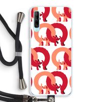 Dogs: Huawei P Smart Pro Transparant Hoesje met koord