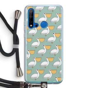 Pelican: Huawei P20 Lite (2019) Transparant Hoesje met koord