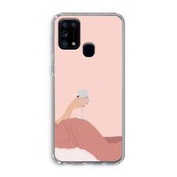 Wine: Samsung Galaxy M31 Transparant Hoesje