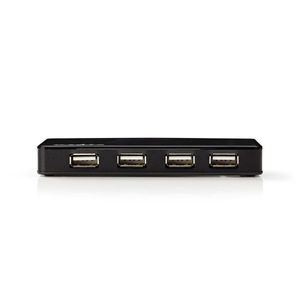 Nedis USB-Hub | USB-A Male | USB-A Female | 7-Poorts | 1 stuks - UHUBU2730BK UHUBU2730BK