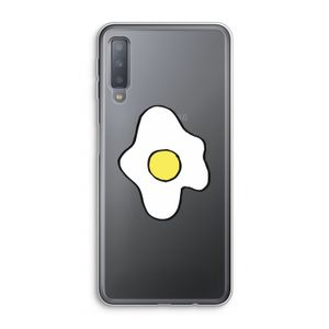 Spiegelei: Samsung Galaxy A7 (2018) Transparant Hoesje