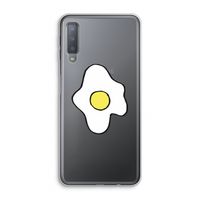 Spiegelei: Samsung Galaxy A7 (2018) Transparant Hoesje
