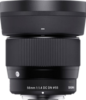 Sigma 56mm F1.4 DC DN | C MILC Telelens Zwart - thumbnail