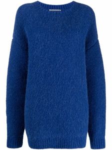 Stella McCartney pull oversize en maille - Bleu