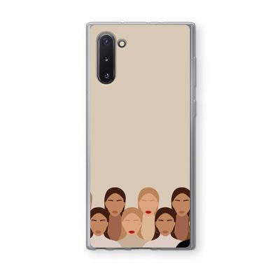 Girls girls girls: Samsung Galaxy Note 10 Transparant Hoesje
