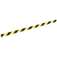 Durable 1127130 Kantenbeveiliging Zwart, Geel (l x b x h) 1000 x 25 x 30 mm