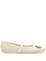 Ferragamo ballerines New à nœud Vara - Blanc